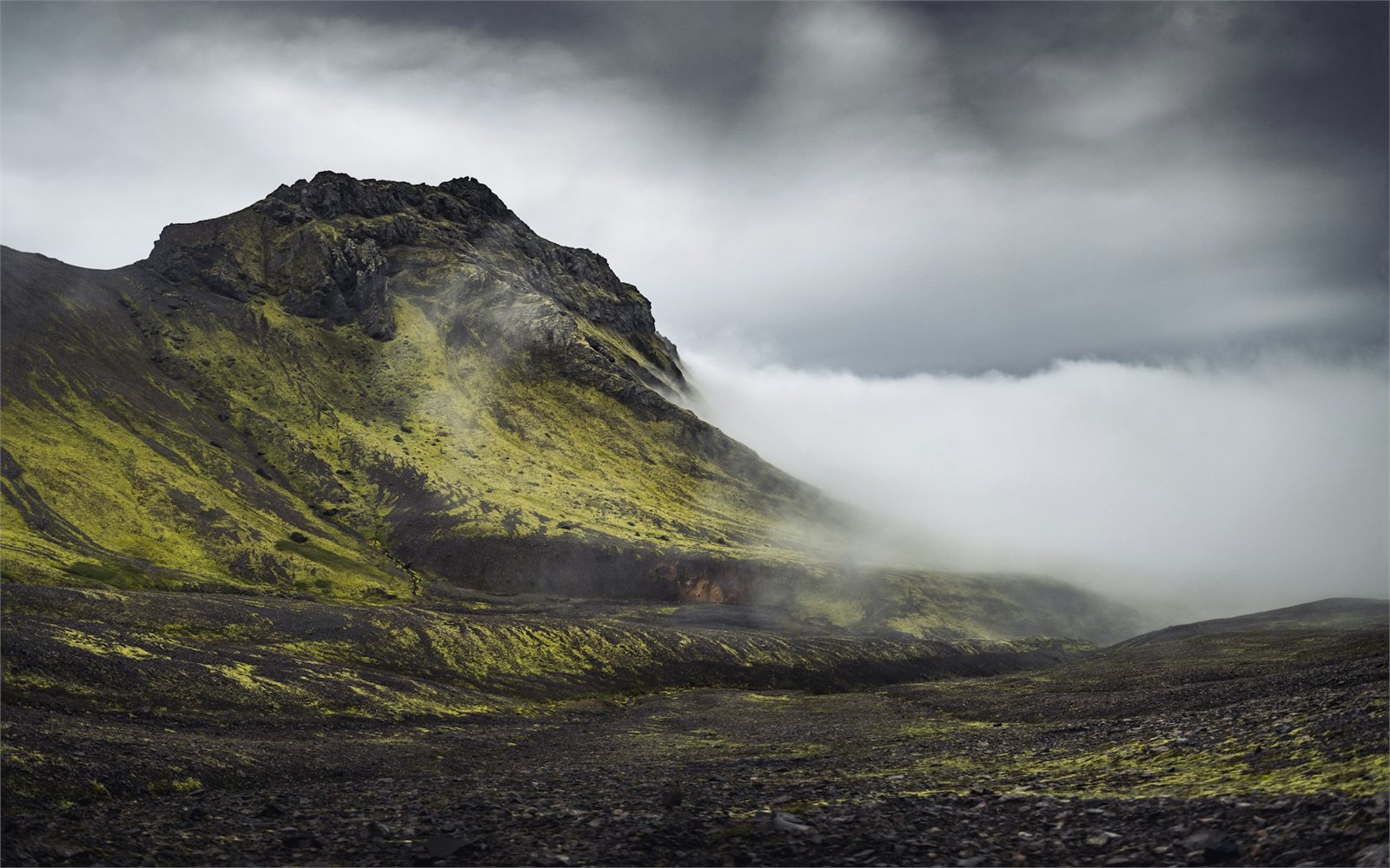 Skaftafell landscape in Vatnajökull National Park, Iceland