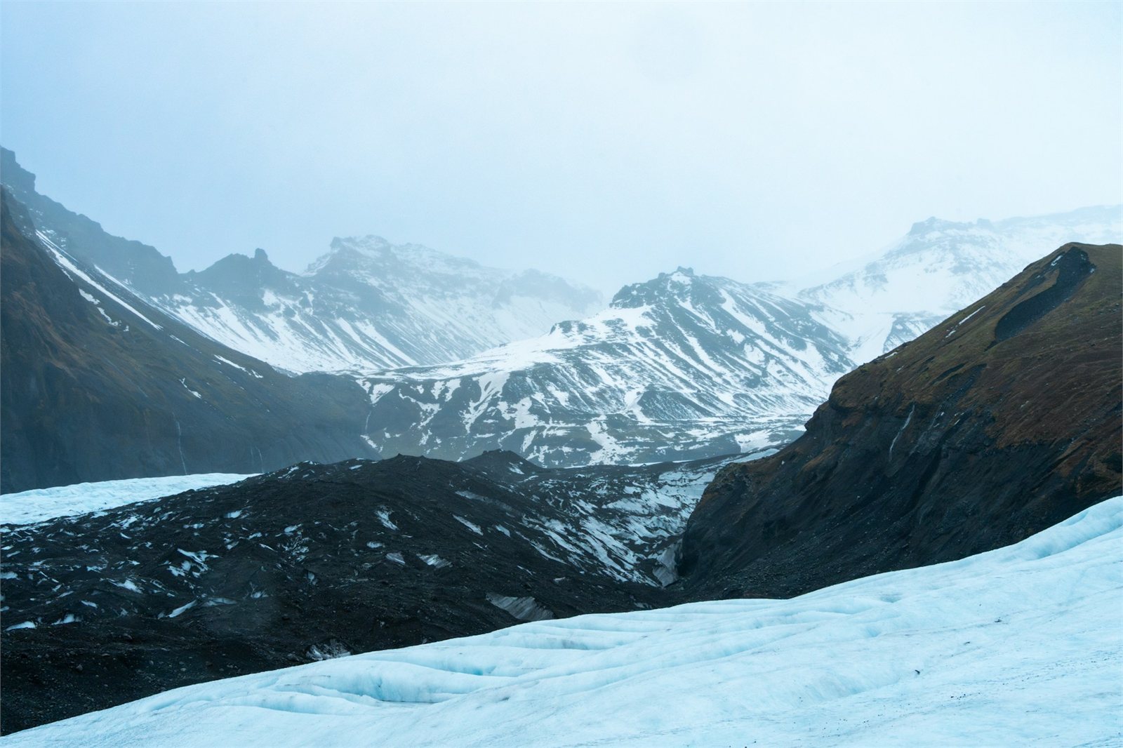 Vatnajökull glacier landscape in Iceland