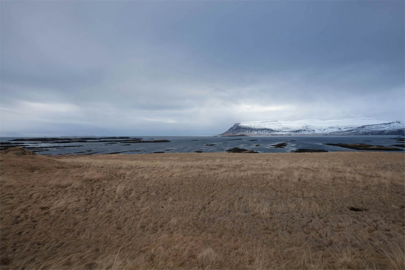 Patreksfjörður fjord landscape in the Westfjords of Iceland