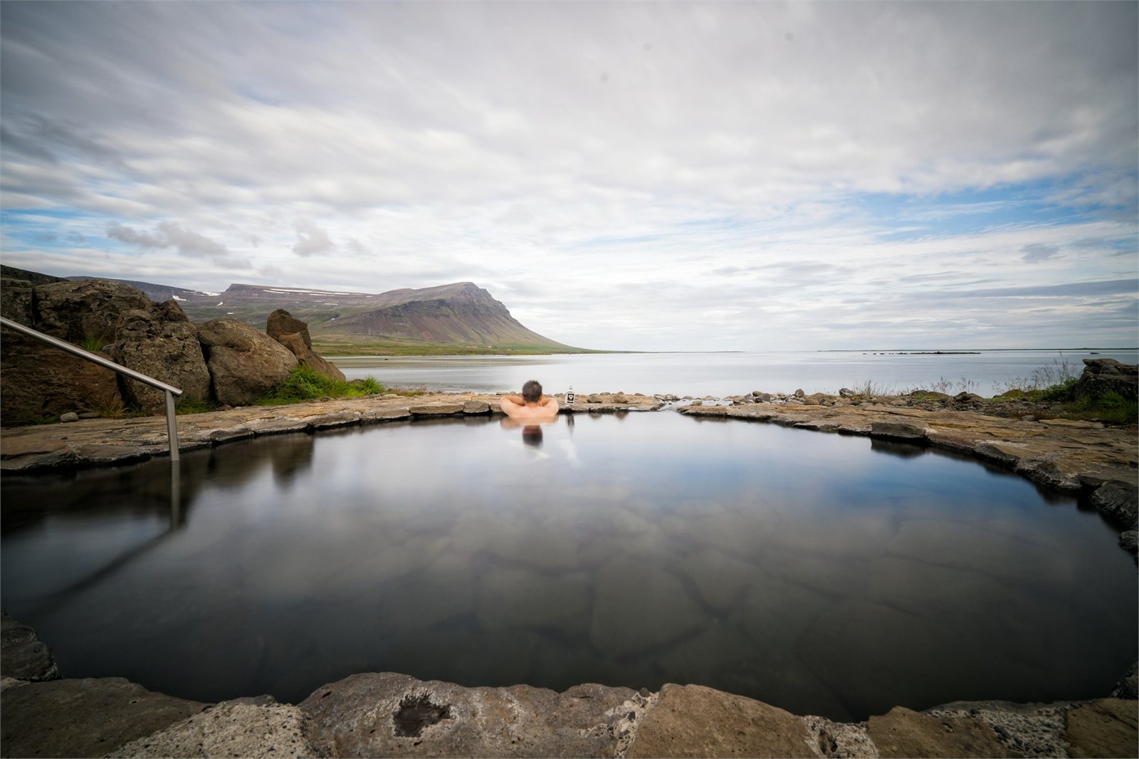 Birkimel swimming pool near Patreksfjörður in the Westfjords
