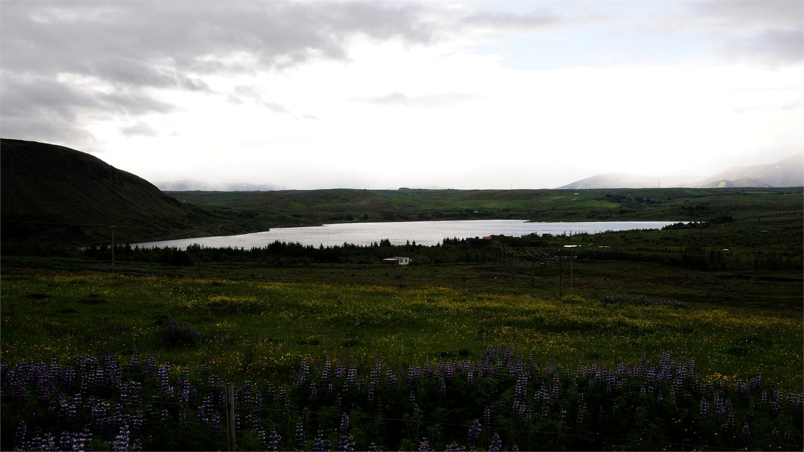 Hafravatn lake near Reykjavík, Iceland