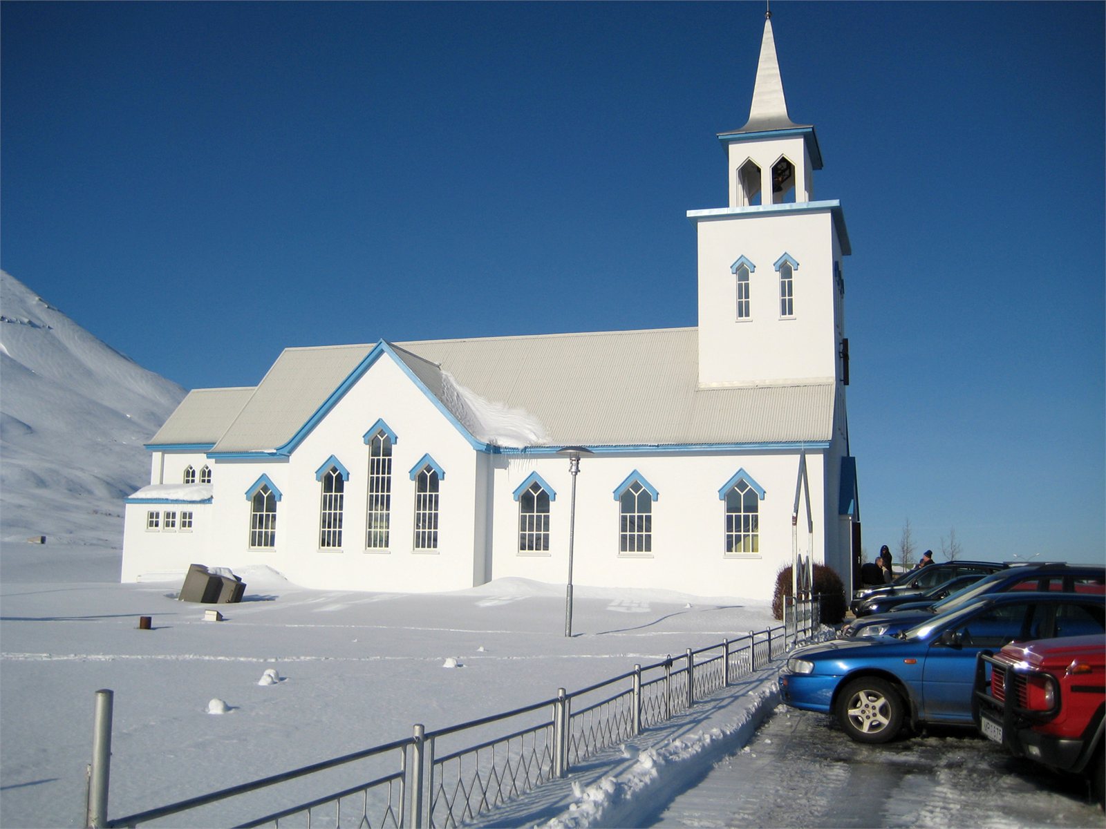 Dalvíkurkirkja á Dalvík við Eyjafjörð
