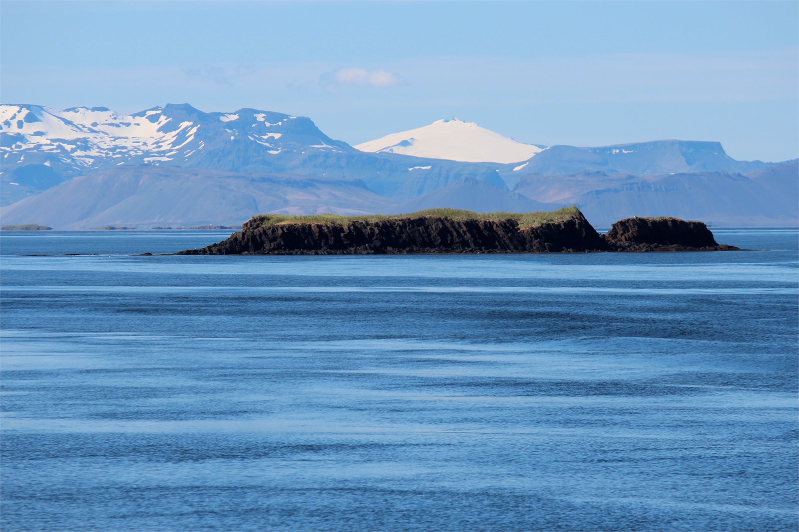 Snæfellsjökull seen from Breiðafjörður bay