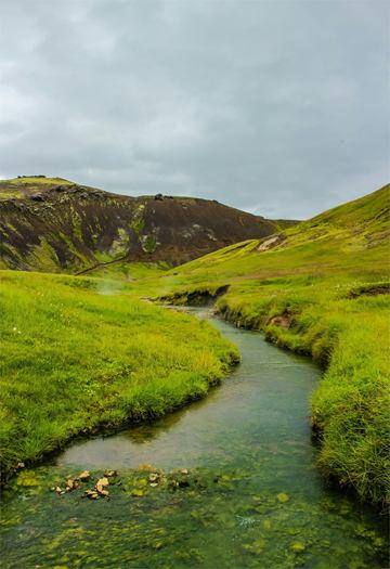 Reykjadalur from Hveragerði