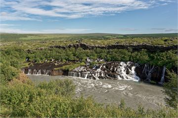 Hraunfossar and Barnafoss Natural Monument